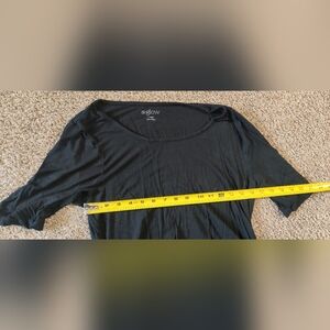 a:glow Maternity Large Black Shirt